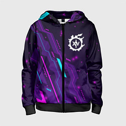 Детская толстовка на молнии Final Fantasy neon gaming