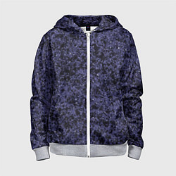 Детская толстовка на молнии Абстракция брызги фиолетовый