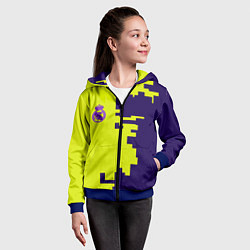 Толстовка на молнии детская Barcelona fc sport club, цвет: 3D-синий — фото 2