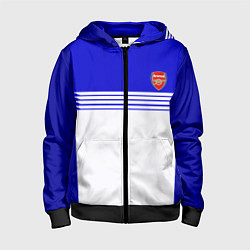 Детская толстовка на молнии Arsenal fc sport geometry