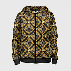 Детская толстовка на молнии Греческий орнамент меандр