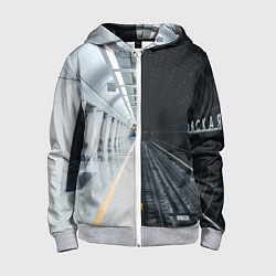 Детская толстовка на молнии Метро Москвы