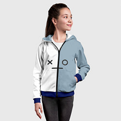 Толстовка на молнии детская Van BT21, цвет: 3D-синий — фото 2