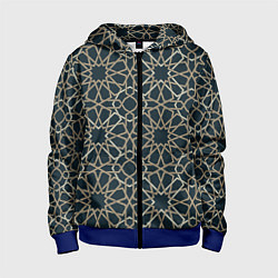Детская толстовка на молнии Геометрический паттерн арабеска