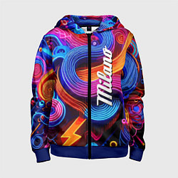 Детская толстовка на молнии Colourful abstraction - Milano