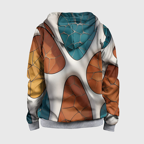 Детская толстовка на молнии Вдохновлено Антонио Гауди / 3D-Меланж – фото 2