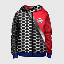 Детская толстовка на молнии Nissan metalic auto