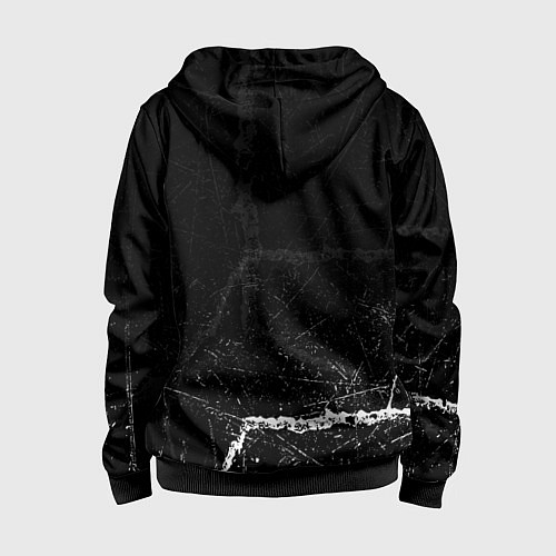 Детская толстовка на молнии The prodigy - паук / 3D-Черный – фото 2