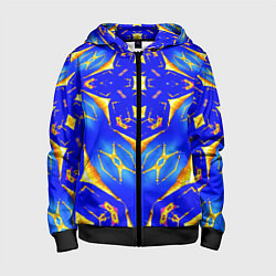 Детская толстовка на молнии Оптические стёкла абстракция