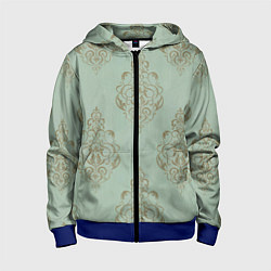 Толстовка на молнии детская Oboi CCCP, цвет: 3D-синий