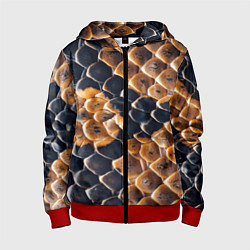 Детская толстовка на молнии Змеиный талисман