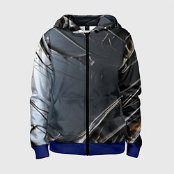 Детская толстовка на молнии Чёрный металл