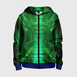 Детская толстовка на молнии Зелёный коридор