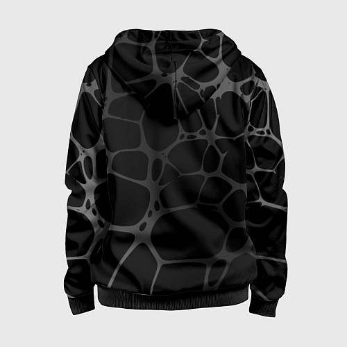 Детская толстовка на молнии Lexus - монохромный / 3D-Черный – фото 2