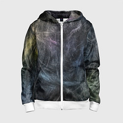 Детская толстовка на молнии Разноцветные хаотичные линии