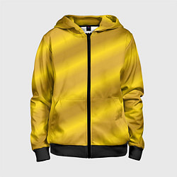 Детская толстовка на молнии Золотой градиент