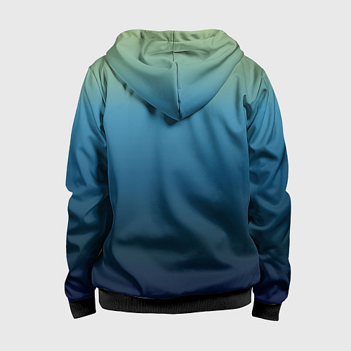 Детская толстовка на молнии Экстремальный гидроцикл / 3D-Черный – фото 2