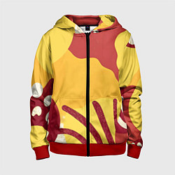 Детская толстовка на молнии Жаркий африканский паттерн