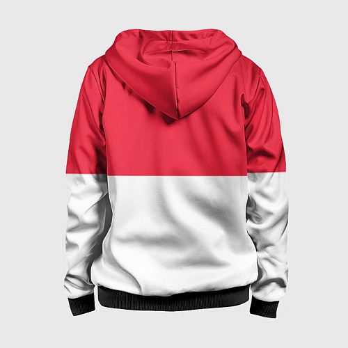 Детская толстовка на молнии 30 Seconds to Mars poster / 3D-Черный – фото 2