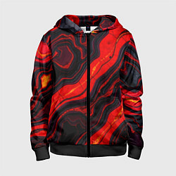 Детская толстовка на молнии Срез магматической породы