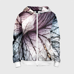 Детская толстовка на молнии Раскрытый цветок