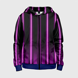 Толстовка на молнии детская Свежий взгляд, цвет: 3D-синий