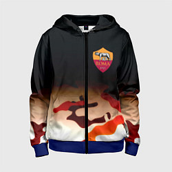 Детская толстовка на молнии Roma камуфляжный стиль