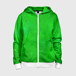Детская толстовка на молнии Свет зелёного фонаря
