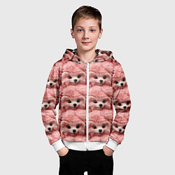 Толстовка на молнии детская Игрушки зверушки, цвет: 3D-белый — фото 2