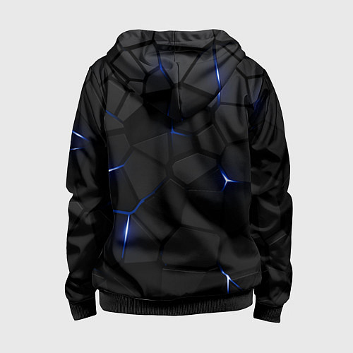 Детская толстовка на молнии Ванкувер Кэнакс - НХЛ хоккей / 3D-Черный – фото 2