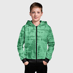 Толстовка на молнии детская Текстура с потертостями, цвет: 3D-черный — фото 2