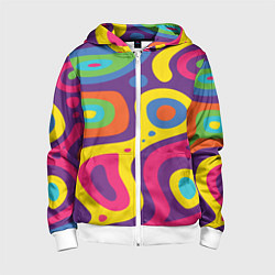 Детская толстовка на молнии Abstract tac