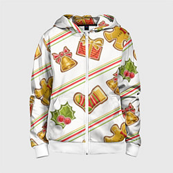 Детская толстовка на молнии Рождественский дух