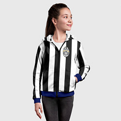 Толстовка на молнии детская Juventus: Pirlo, цвет: 3D-синий — фото 2