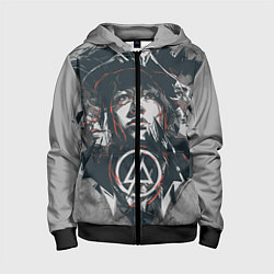 Толстовка на молнии детская Linkin Park: My Style, цвет: 3D-черный