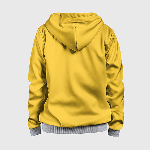 Детская толстовка на молнии Ronaldinho Art / 3D-Меланж – фото 2