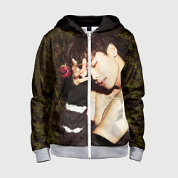 Толстовка на молнии детская Lee Jong Hyun, цвет: 3D-меланж