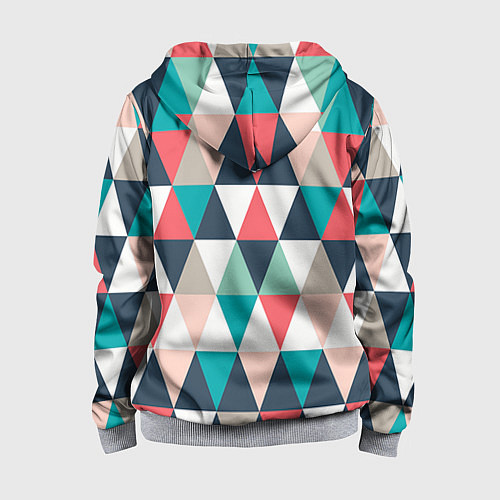 Детская толстовка на молнии Замужем за Димой / 3D-Меланж – фото 2