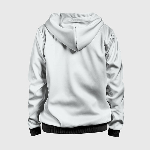 Детская толстовка на молнии Гагарин в полете / 3D-Черный – фото 2