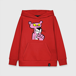 Толстовка детская хлопковая Розовая пантера, цвет: красный