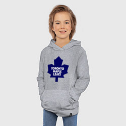 Толстовка детская хлопковая Toronto Maple Leafs, цвет: меланж — фото 2