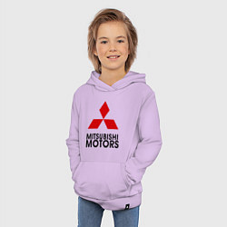 Толстовка детская хлопковая Mitsubishi, цвет: лаванда — фото 2