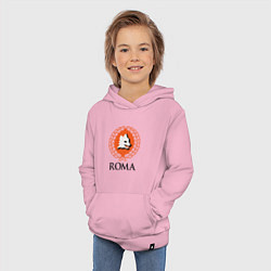 Толстовка детская хлопковая Roma, цвет: светло-розовый — фото 2