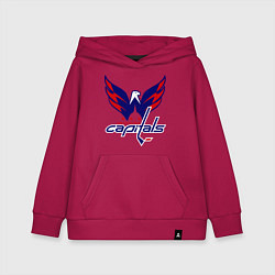 Толстовка детская хлопковая Washington Capitals: Ovechkin, цвет: маджента