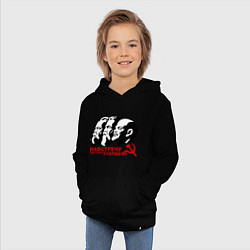 Толстовка детская хлопковая Навстречу будущему СССР, цвет: черный — фото 2