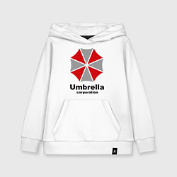 Толстовка детская хлопковая Umbrella corporation, цвет: белый