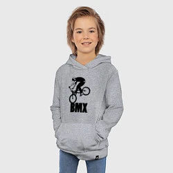 Толстовка детская хлопковая BMX 3, цвет: меланж — фото 2
