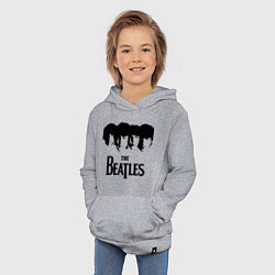 Толстовка детская хлопковая The Beatles: Faces, цвет: меланж — фото 2