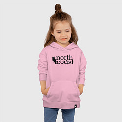 Толстовка детская хлопковая IDC North coast, цвет: светло-розовый — фото 2