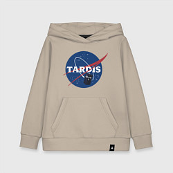 Толстовка детская хлопковая Tardis NASA, цвет: миндальный